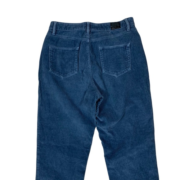 BDG Urban Outfitters Blue Corduroy Mom Jeans High Rise Tapered Leg 28 - Picture 5 of 7
